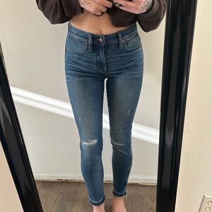 Madewell 9” high-rise skinny